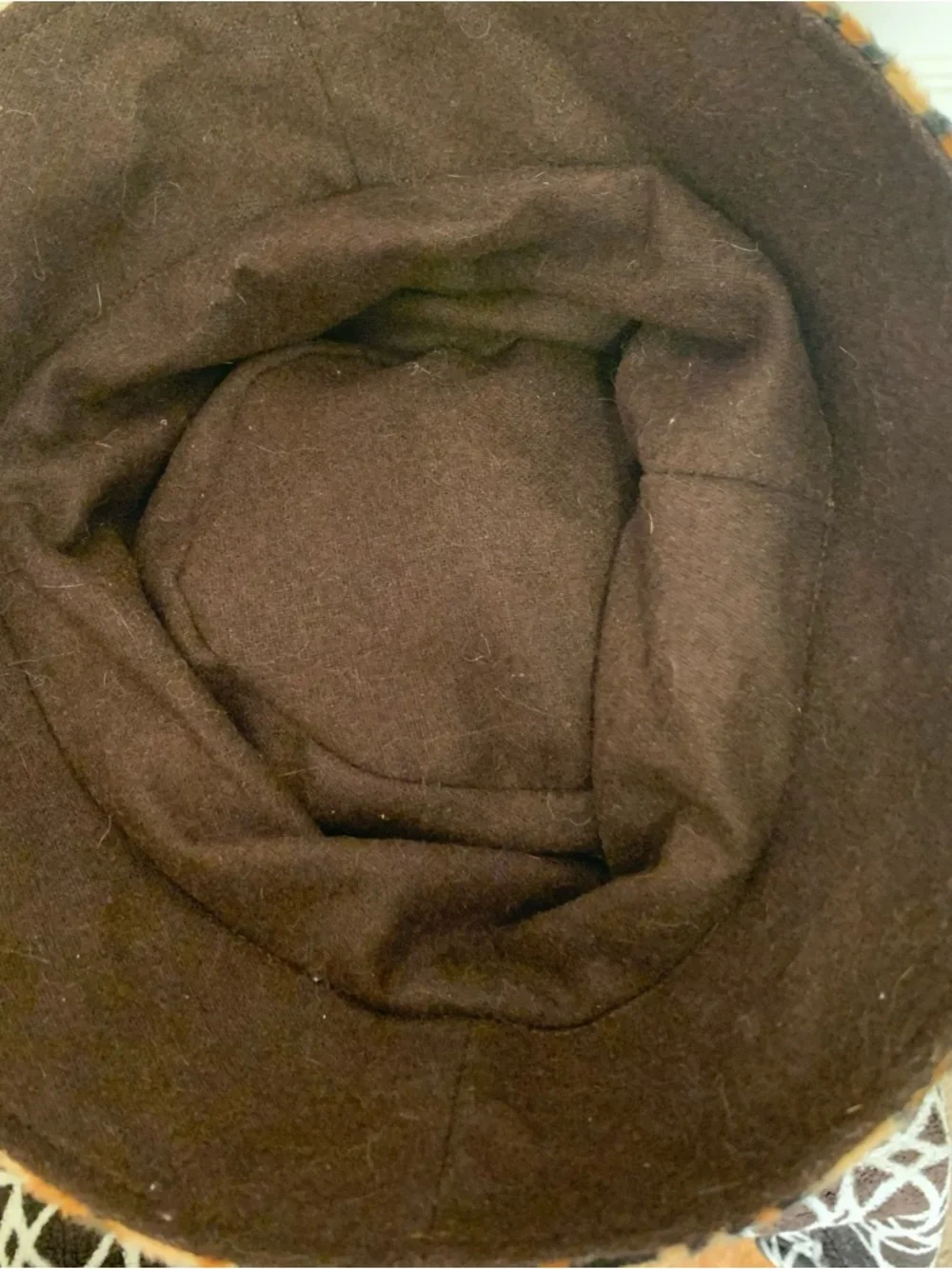 Cheetah Print Faux Fur Bucket Hat - Brown/Black - Picture 5 of 5